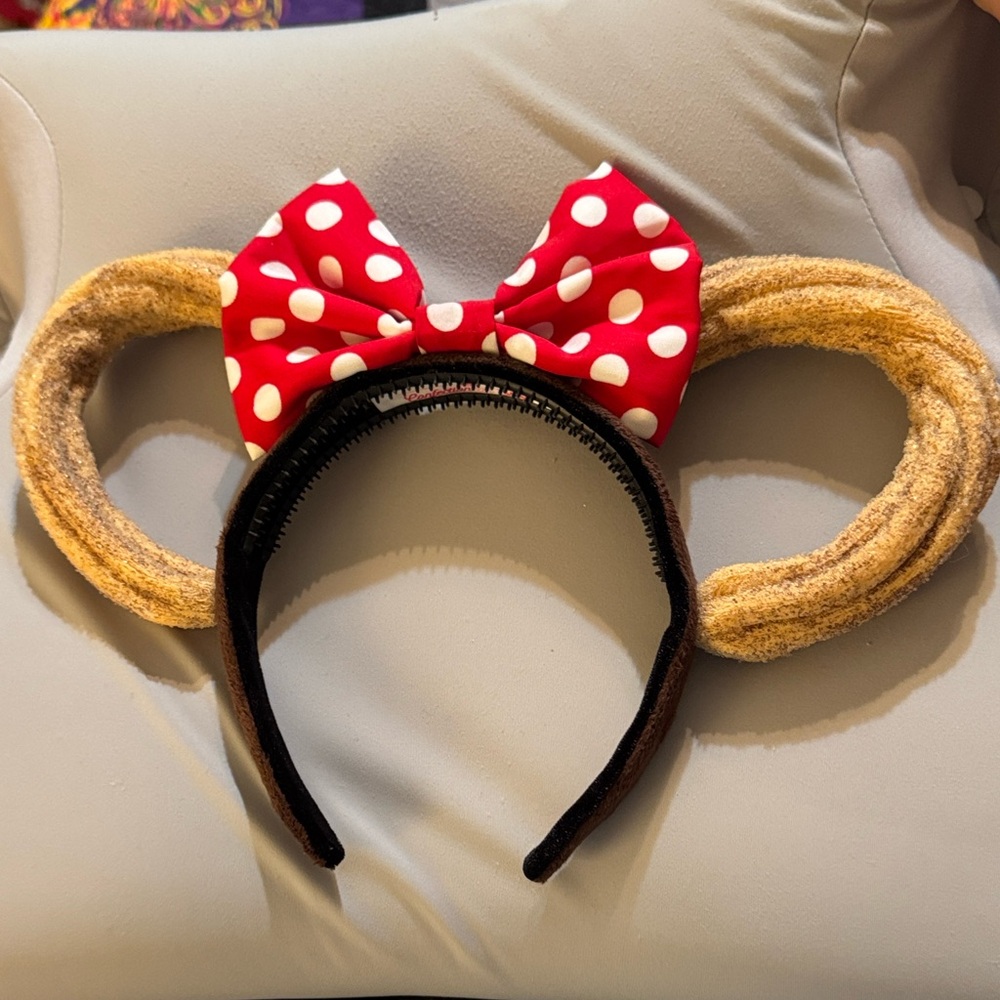Handmade churro ears with bow